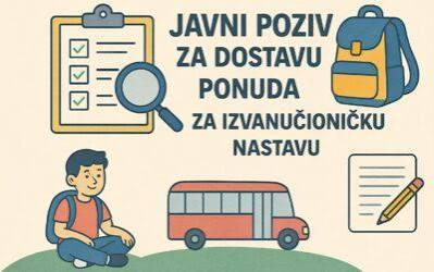 Javni poziv za organizaciju višednevne izvanučioničke nastave